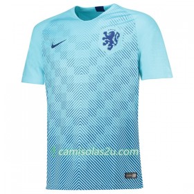 Camisolas de Futebol Holanda Equipamento Alternativa 2018 Manga Curta